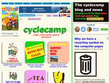 Tablet Screenshot of cyclecamp.co.uk